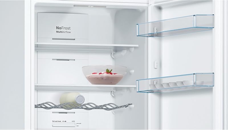 , Frigorífico Combi, Serie 4, 60 cm, Total NoFrost, blanco, KGN362WED — foto 3 de 6