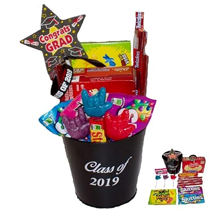 Clase de 2019 cesta de regalo de graduación Snack Bundle con ...