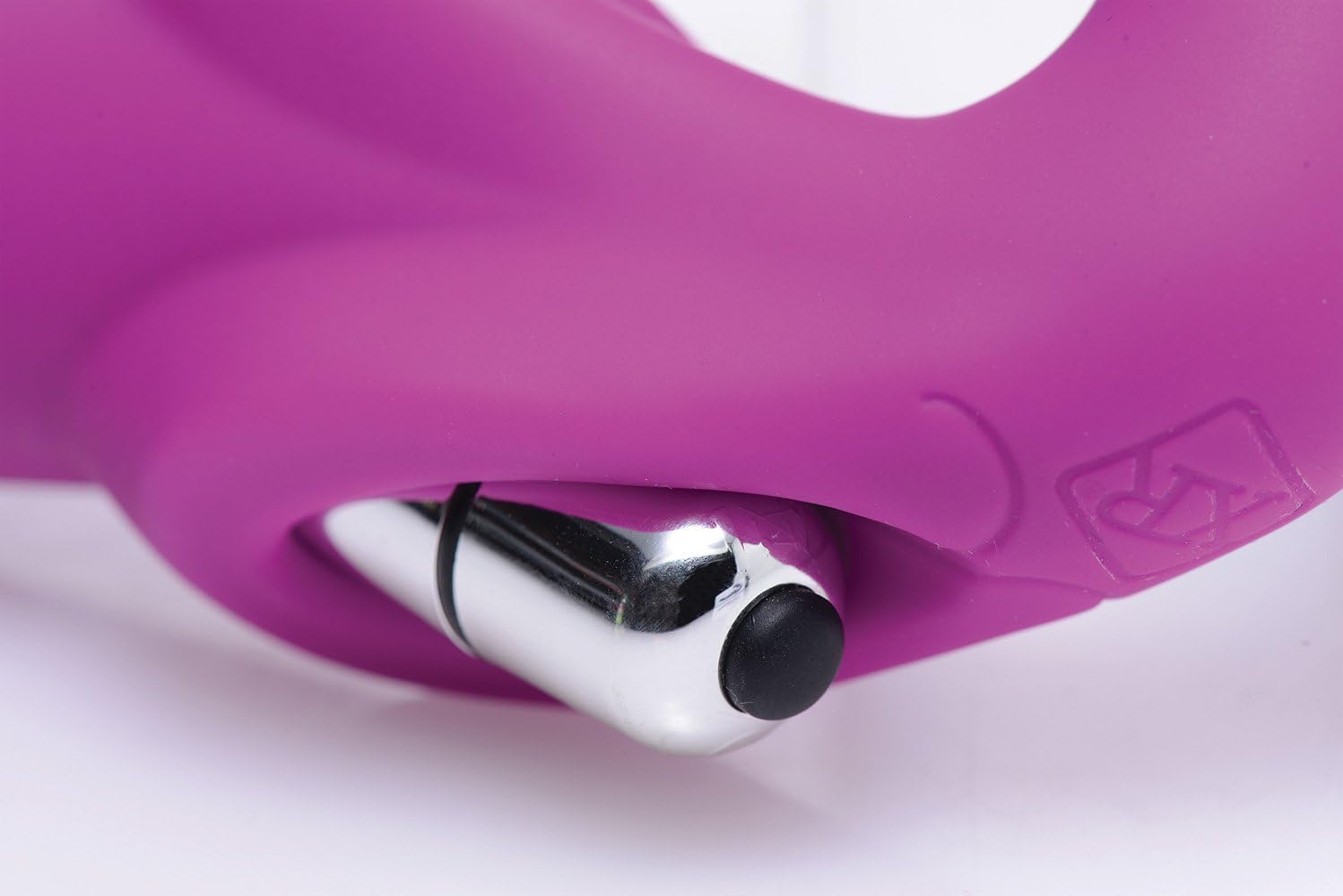 XR Brands Evoke Vibrating Strapless Silicone Strap-on Dildo - Image 4