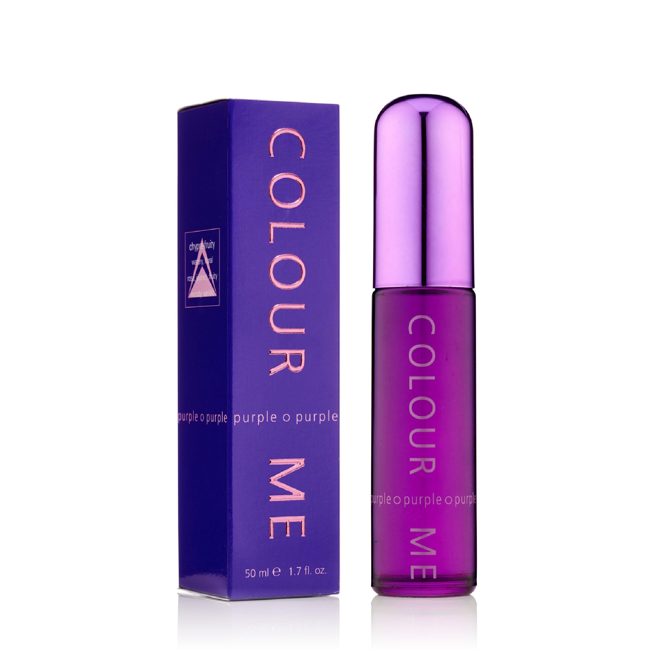 COLOUR ME Purple Perfume for Women. 50ml Eau de Parfums. Luxury Fragrance - Ladies Perfume, Long Lasting Womens Perfumes by Milton-Lloyd