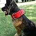 MEIKAI 2 Inch Adjustable Heavy Duty Tough Nylon Classic Dog Collar with Stainless Steel Metal Buckle for Large Dog(Red)