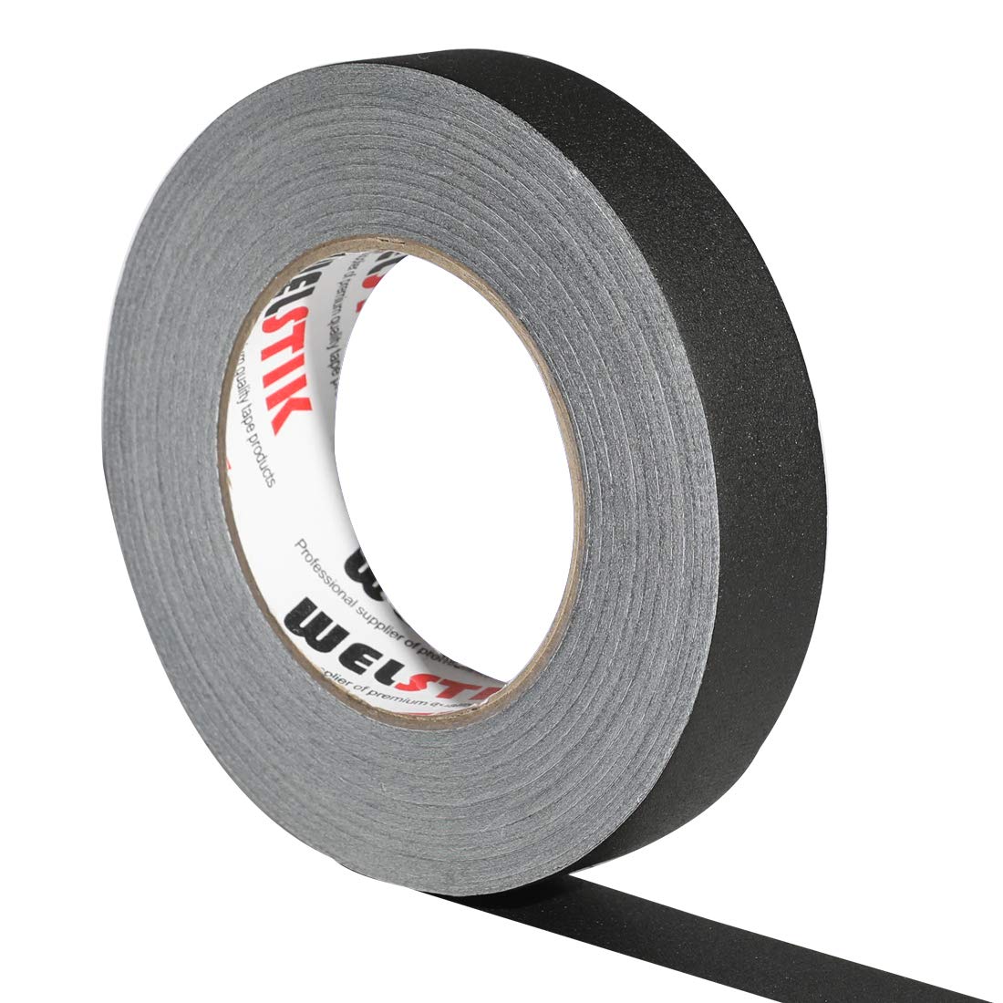 WELSTIK Thin Gaff Tape 25MM*30.2M Gaffa Tape Matt Cloth Tape, Black โ image 1