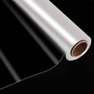 HCSSZ 80cm Clear Cellophane Wrap Roll 30m Large Floristry Gift Packing