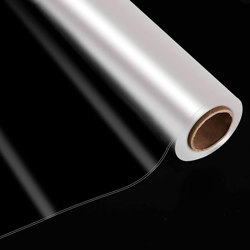 HCSSZ 80cm Clear Cellophane Wrap Roll 30m Large Floristry Gift Packing