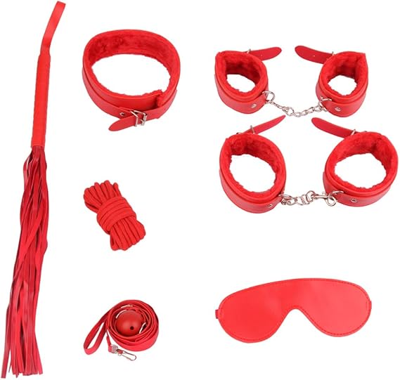 Handcuffs Set Leather Handcuffs Women Men Chain