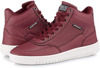 mens pink high top sneakers