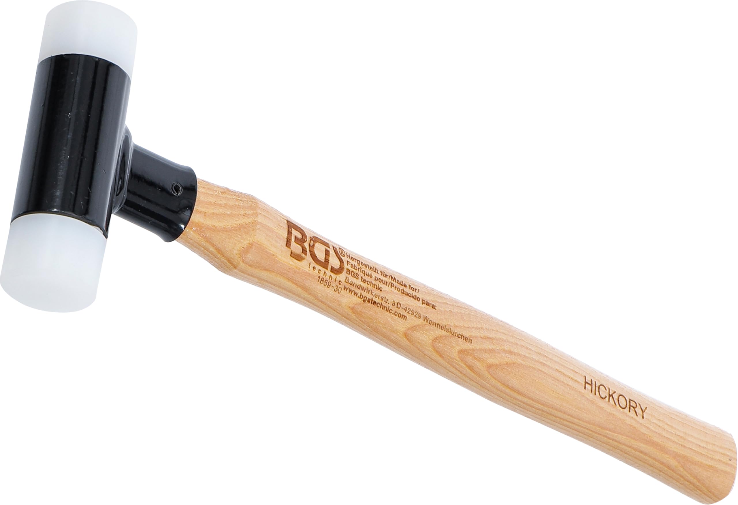 BGS 1859-30 | Dead Blow Hammer | Hickory Handle | Soft Head | Ø 30 mm | 300 g
