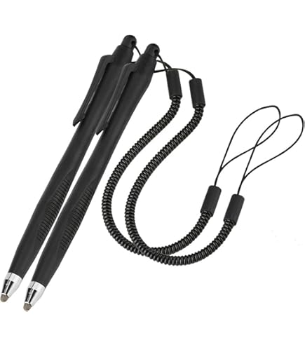 Sourcing Map 10 Penne Touch Resistive 7mm Per Schermi POS, Navigatori Auto, GPS – Punte Silenziose, Universali, Nero