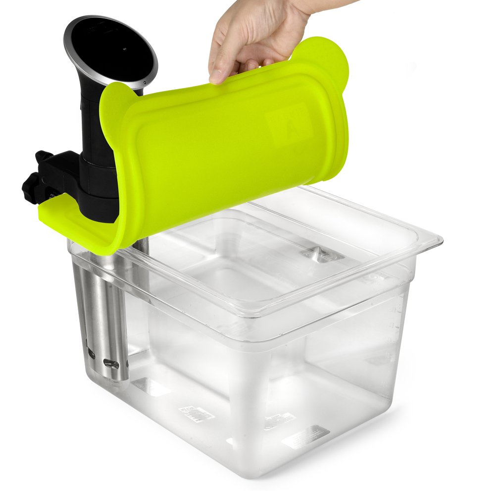 Everie Sous Vide Container 12 Quart Evc 12 With Collapsible Silicone Compatible With For Anova Cookers Evc Av Gj