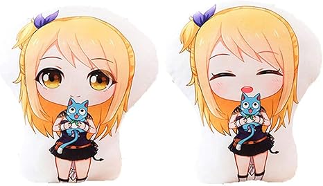 Amazon Gugucos フェアリーテイル 抱き枕 だきまくら エルザ ハッピー ナツ グレイ ルーシィ クッションカバー おもちゃ かわいい ふわふわ 快適 座布団 アニメ萌えグッズ コスプレ小道具 人気 キャラクター 子供 ギフト プレゼント 抱き枕 オンライン通販