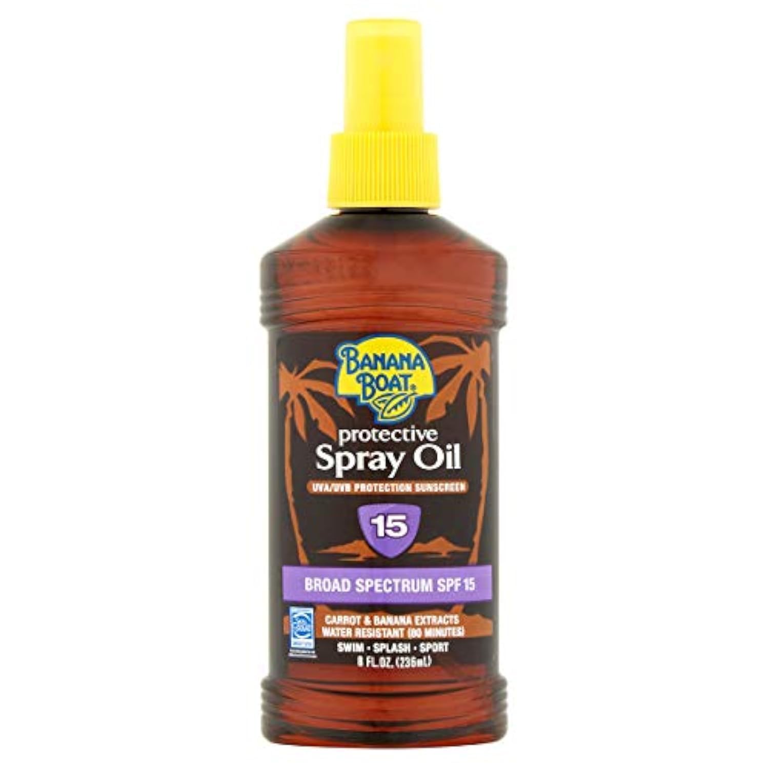 Banana Boat Spf#15 Protective Tanning Oil Spray Sunscreen 235 ml