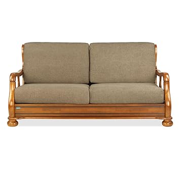 Nilkamal Melbourne Three Seater Sofa Glossy Finish Wenge