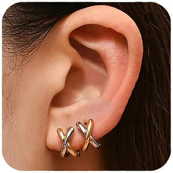 Amazon.com: Ear Cuff Earrings for Women Rhinestone Ear Cuffs