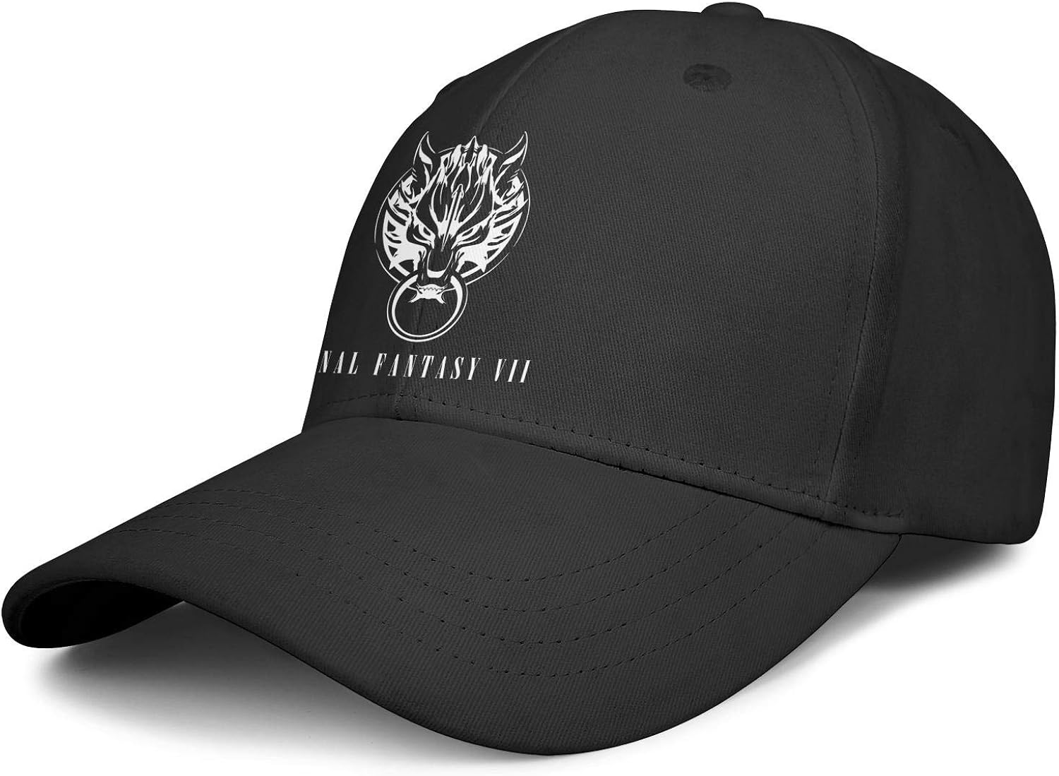 Womens Men's Baseball Cap Sport Adjustable Final-Fantasy-7-logo- Sandwich Brim Hat Truck Cap: Clothing