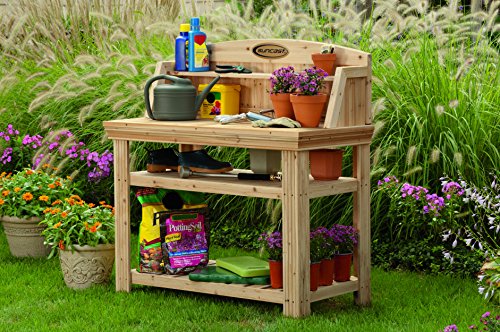 Suncast PT4500 Cedar Potting Bench 44365040844 | eBay