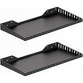 PEKGRIL 2 Pack Garage Wall Shelf, 1X2 Ft Heavy Duty Garage Shelving, Wall Mounted Storage Shelves for Laundry Room, Closet, Holds Up to 150 Lbs