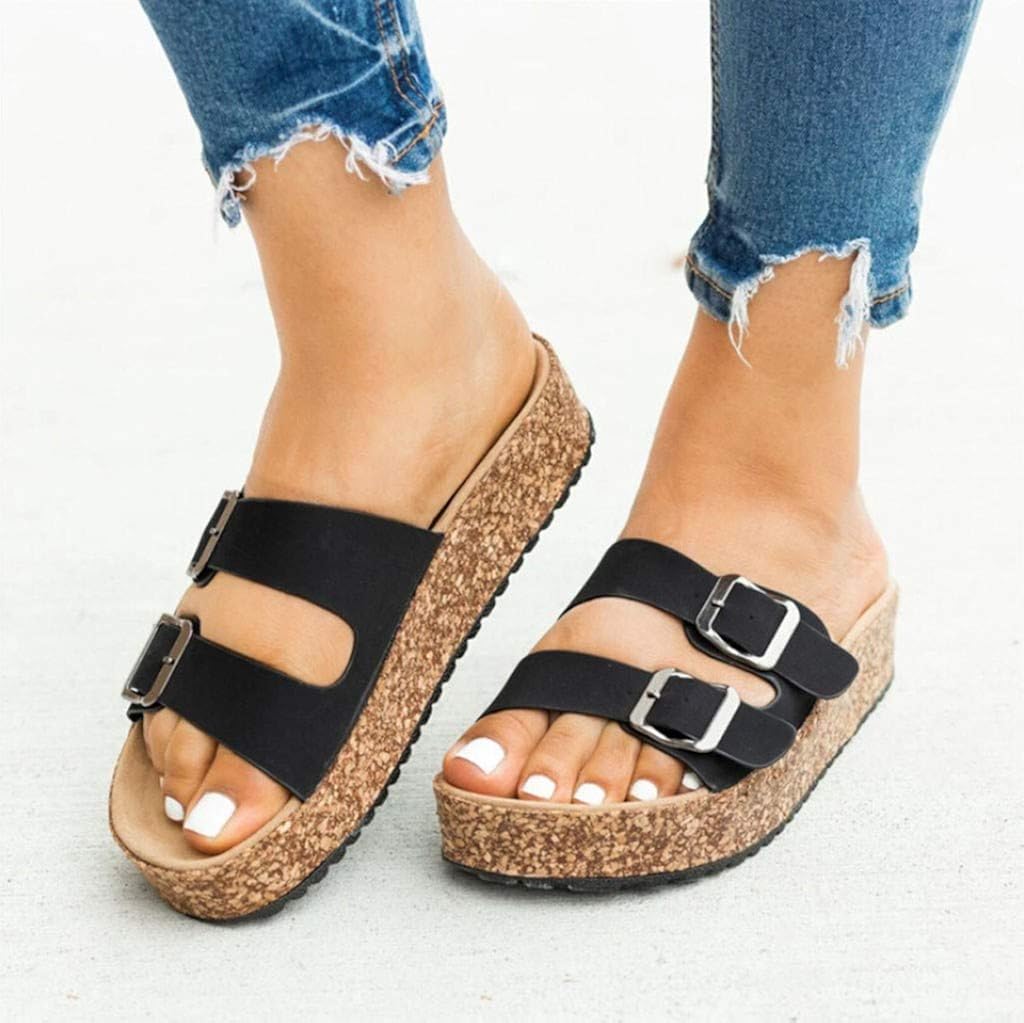 womens leopard flat sandals