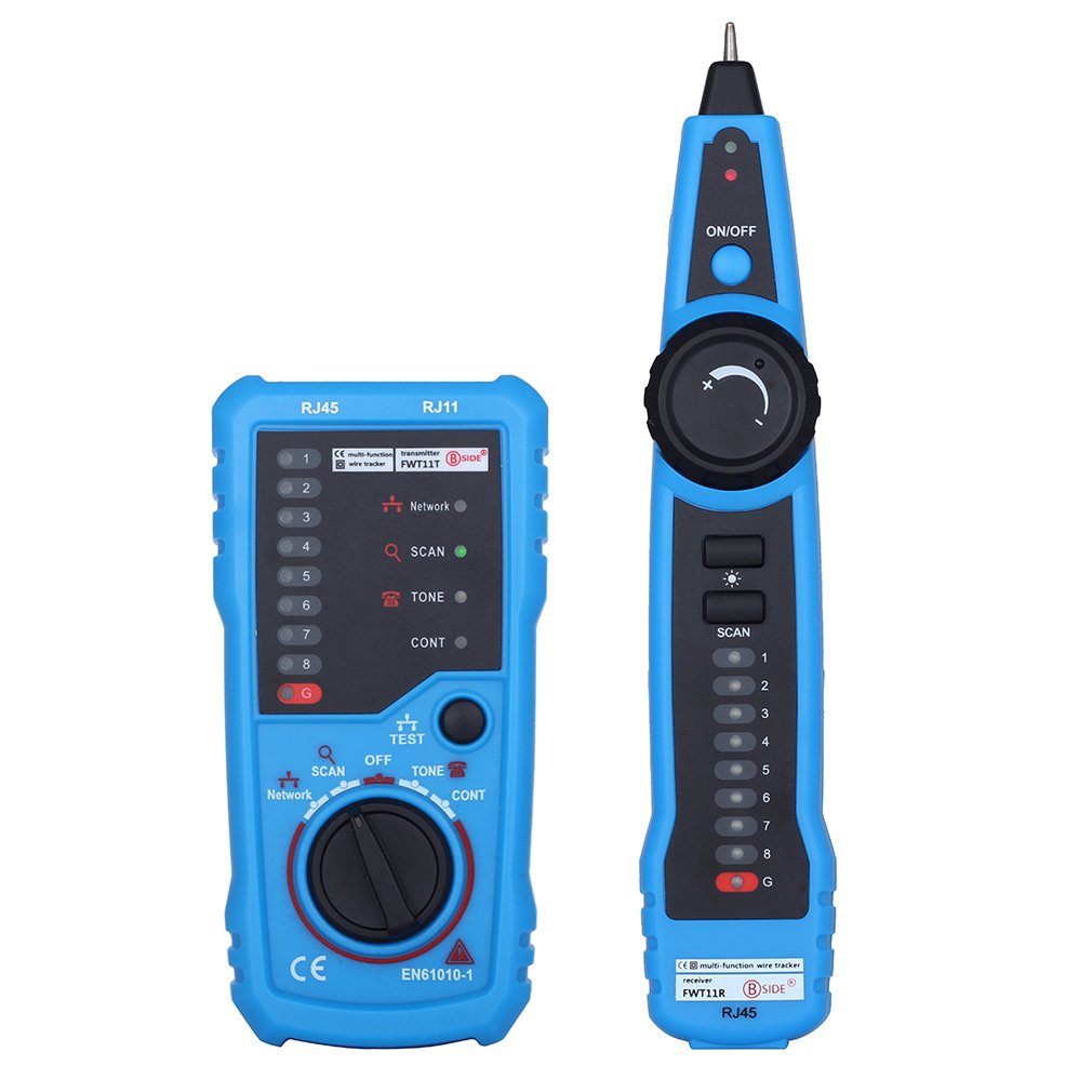 Network Cable Tester, FWT11 Emitter, RJ11 RJ45 Cat5 Cat6, Telephone Line Tracker, Wire Tracker, Line Finder, Toner Ethernet LAN Detector