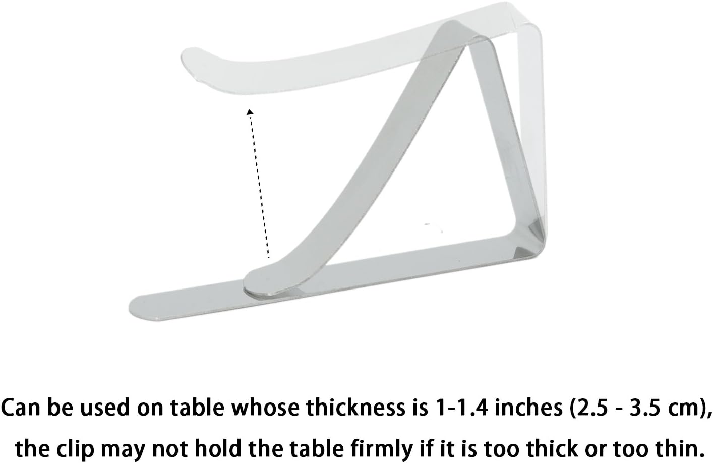 T-Antrix Tablecloth Clips 12 Packs Picnic Table Clips Flexible Stainless Steel Table Cloth Cover Clamps Table Cloth Holders Ideal for Picnics Marquees Weddings Graduation Party: Furniture & Decor