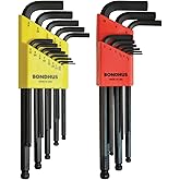 Set 22 Ball End L-Wrench in/MM Double Pack -