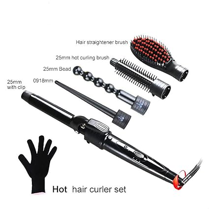 5-En-1 Rizador De Pelo De Cerámica Multi-Función Rizador De ...