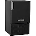 Maxx Ice MMAR25B Compact Marine Ice Machine/Boat and RV Ice Maker, 25 lbs, Long Crescent Cubes, Black