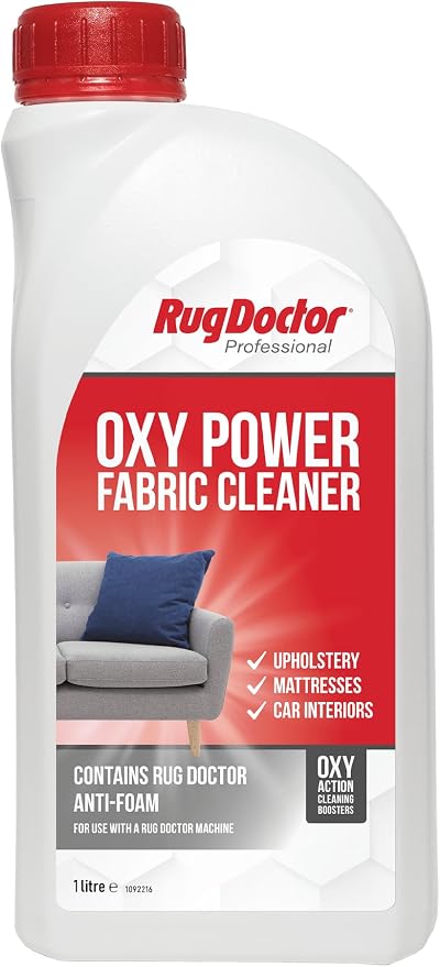 Rug Doctor Oxy Power Fabric Cleaner 1 Litre Anti Foam Oxygen Boosted