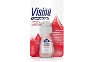 Visine Advanced Relief Redness Reliever Eye Drops, 0.28 oz