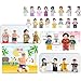 Minifigures Set of 40+7 Include Lego-Compatible Building Bricks Mini People and Accessories for Party Favors, Gifts, Just to Build for Fun
