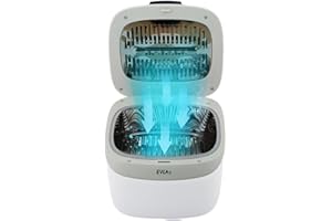 EVLA'S 4-in-1 Baby Bottle Sanitizer and Dryer, UV Light Sanitizer for Phones, Keys, Credit Cards, Feeding Bottles, Touch-Screen, Baby Essential, Sanitizes in Minutes, Removes up to 99.9% Viruses