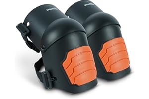 MELOTOUGH Knee Pads for Work,Construction,Flooring,Gardening-Comfortable and Flexible(Orange)