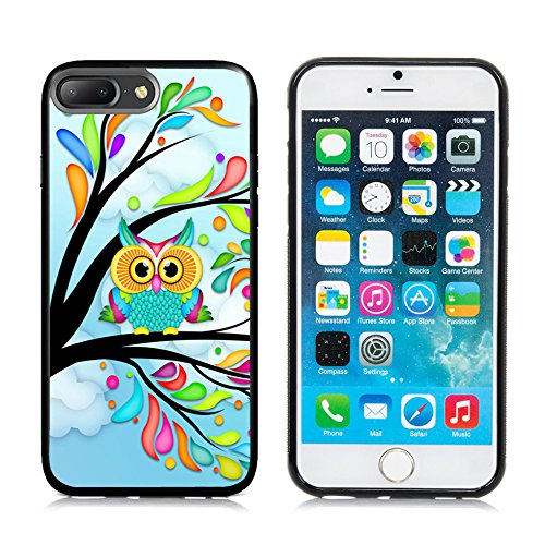 Apple 7 iPhone 7 Case,DOO UC (TM) TPU 3D Pattern Case for iPhone 7 Black case Cute cartoon owl