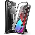 SUPCASE Unicorn Beetle Pro Series Case for iPhone 12 Pro Max (2020 Release) 6.7 Inch, Built-in Screen Protector Full-Body Rugged Holster Case(Black)