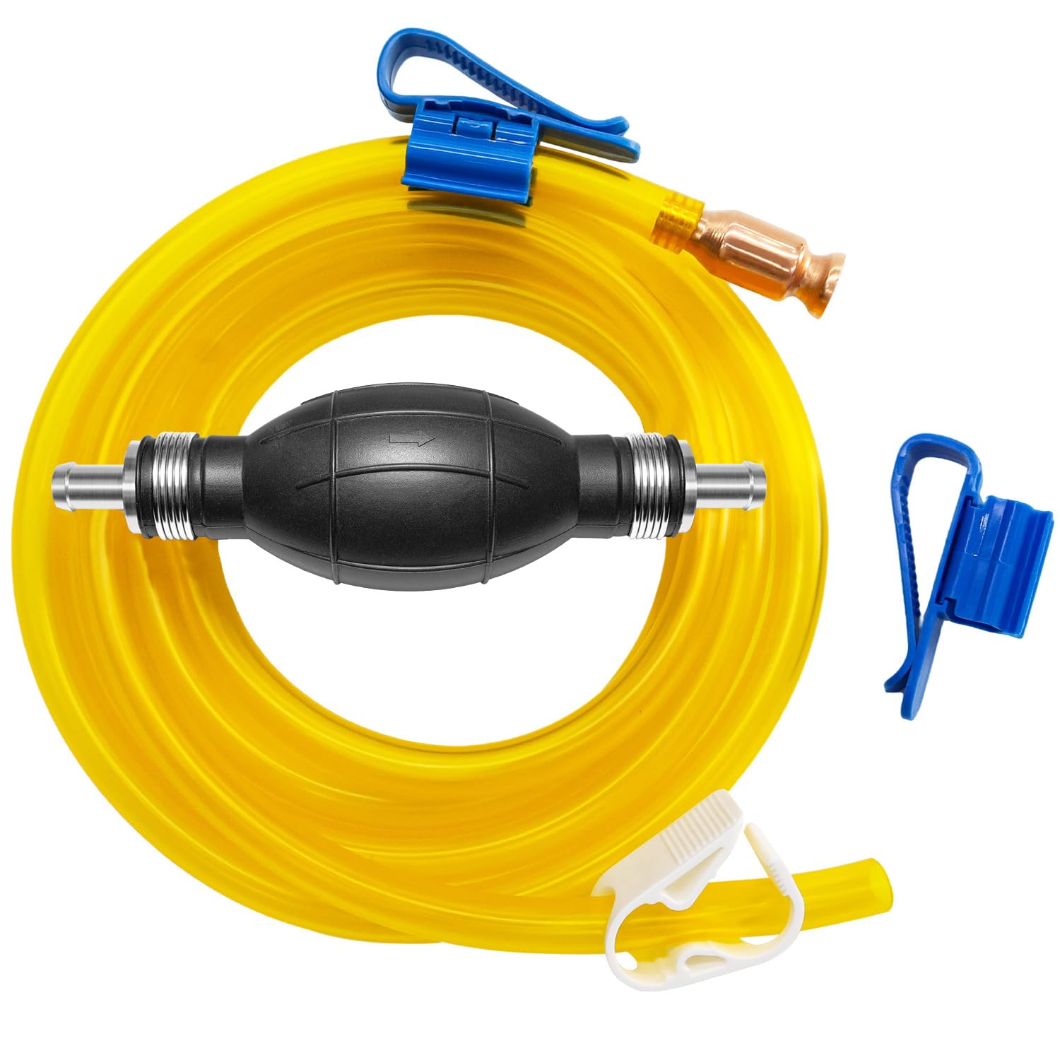 Photo 1 of Gasoline Transfer Pump - Fuel Transfer Pump, Gas Pump Portable Hand Fuel Siphon Pump, Oil, Diesel, Water, Liquid, Fluid, High Flow 10 Ft Siphon Hose for Gasoline