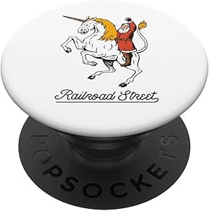 Santa riding a Unicorn ugly Christmas Sweater Design PopSockets PopGrip: Swappable Grip for Phones & Tablets