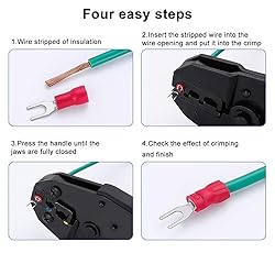 Baomain Insulated Fork Spade Wire Connector