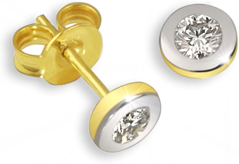 Geometrische Ohrstecker Gold - Edelstahl Ohrringe Für Damen 2,4cm