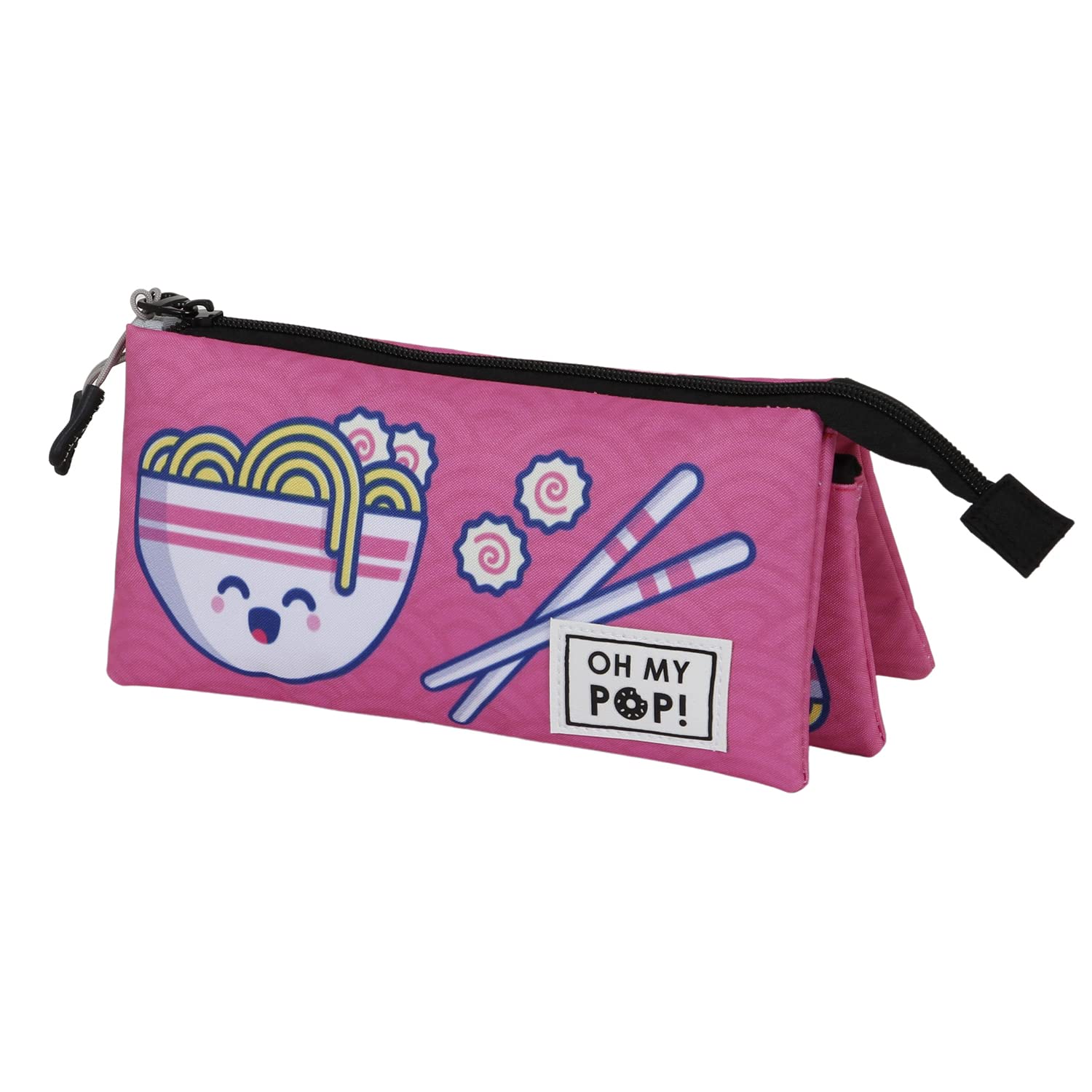 Oh My Pop! Yaki-2.0 FAN Triple Pencil Case, Pink