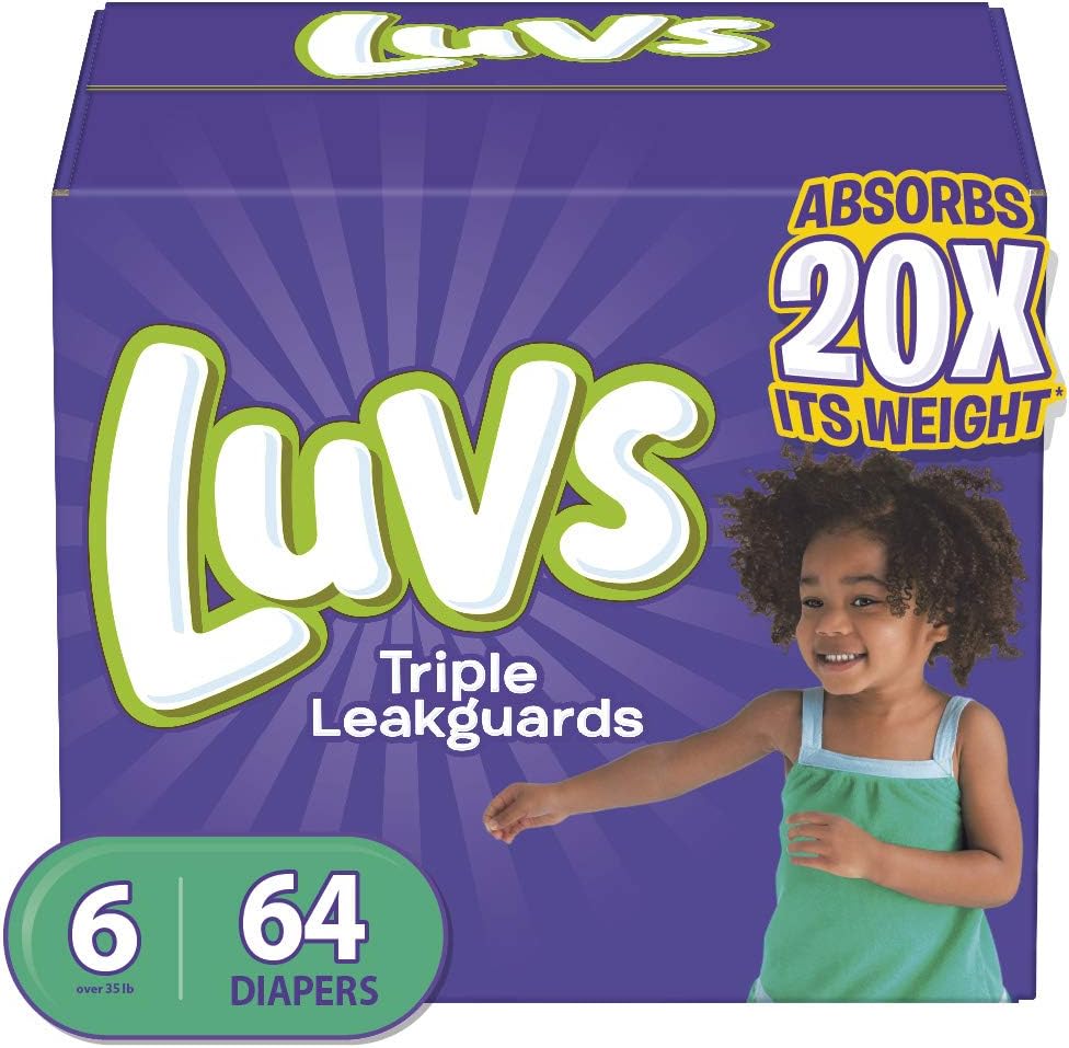 luvs ultra leakguards diapers size 6