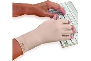NORTH COAST MEDICAL Norco Therapeutic Compression Edema Glove Indications - Swelling and Arthritis Pain for Women and Men. Fingerless. Soft Stretchy Fabric for Warmth. Outside Seams for Comfort. Sold as Right or Left.