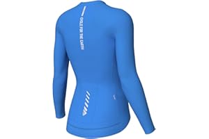 Wulibike Cycling Jersey Women Long Sleeve,Bike Shirts for Women Biking Tops Breathable Cycle Jerseys with 4 Pockets
