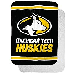 Michigan Tech University Primary Logo Stripes