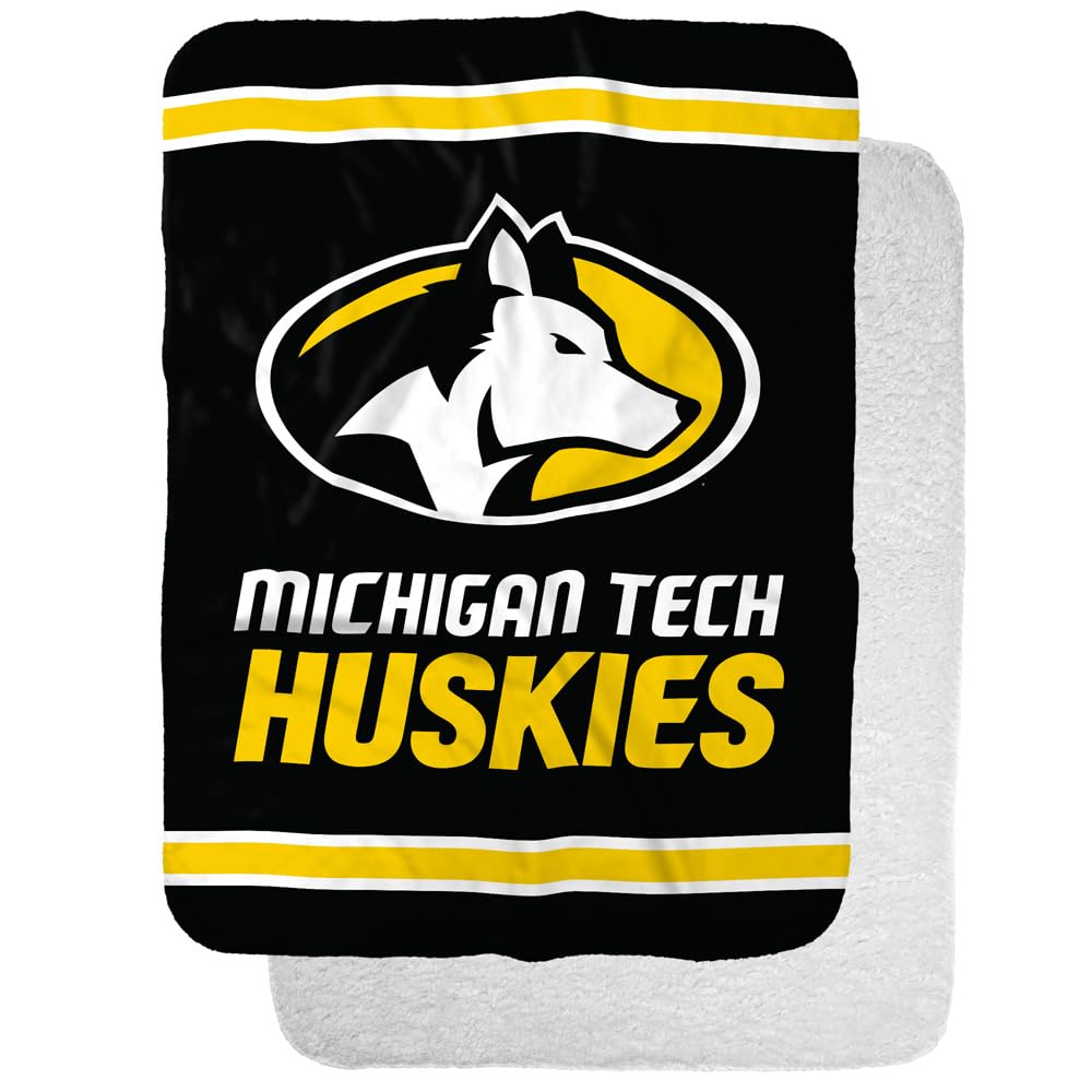 Michigan Tech University Primary Logo Stripes