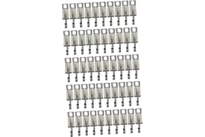 Baoblaze 50x Heating Cable Roof Clips, Outdoor Wire Light Clip, Heat Tape for Roof Shingles and Gutters, Stable Anti-Icing He