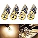 Boodled 4 X T10 W5W Canbus No Error 3030 PX Chipset 12-smd LED Bulbs for 168 194 175 Car Interior Dome Map Door Courtesy License Plate Lights Error Free (No Polarity) (3500K~4000K WARM WHITE)