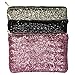 Dazzling Glitter Sparkling Bling Sequins Handbag Clutch Evening Party Bag (Black01)