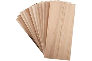 Wildwood Grilling Imperfect Maple 12-Pack 5" x 11" Grilling Planks, Great for Adding a Sweet Smoke Flavor to Pork, Pizza, Soft Cheeses with a Rind, Pineapple and Vegetables