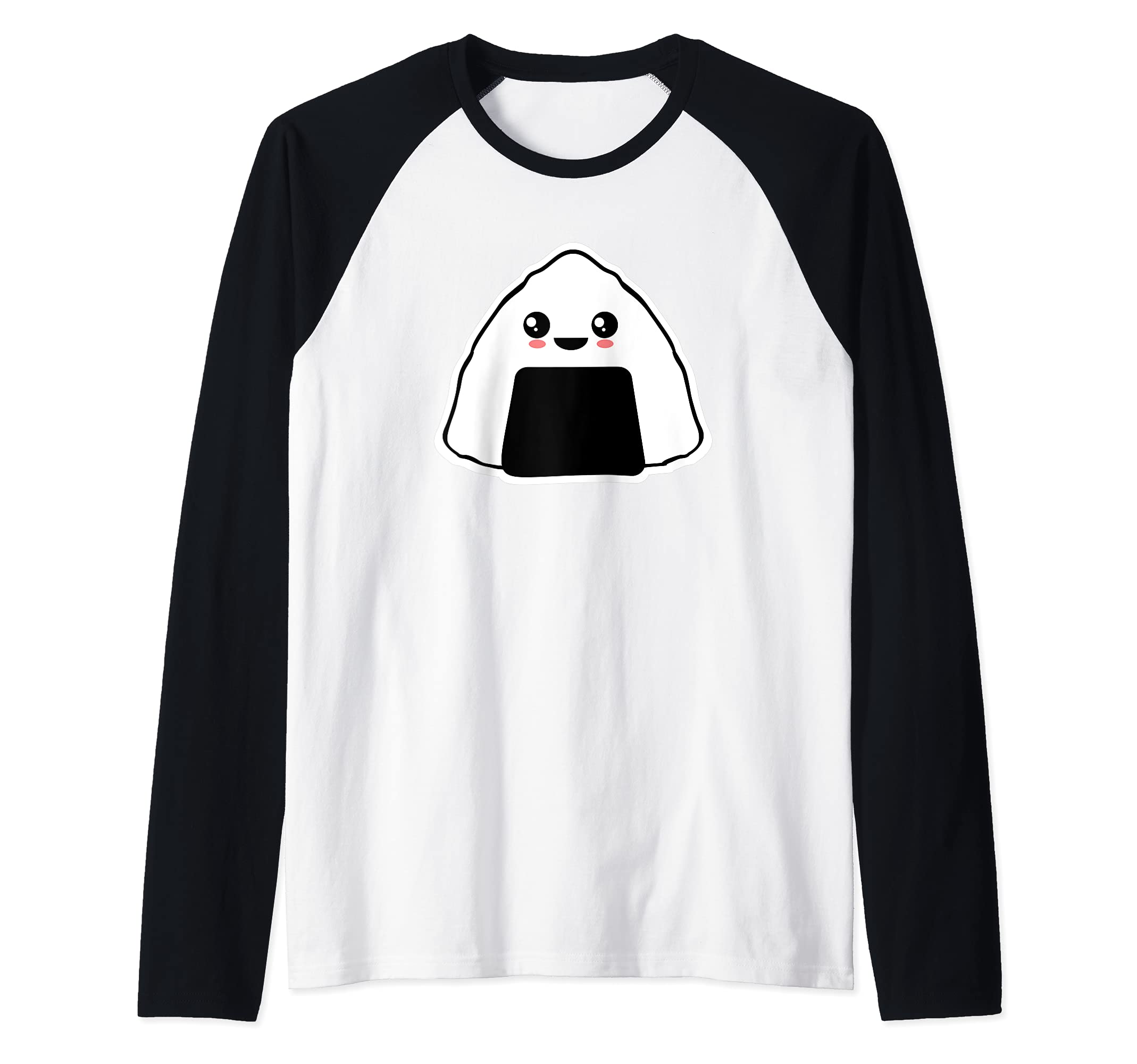 Happy Onigiri Raglan Baseball Tee