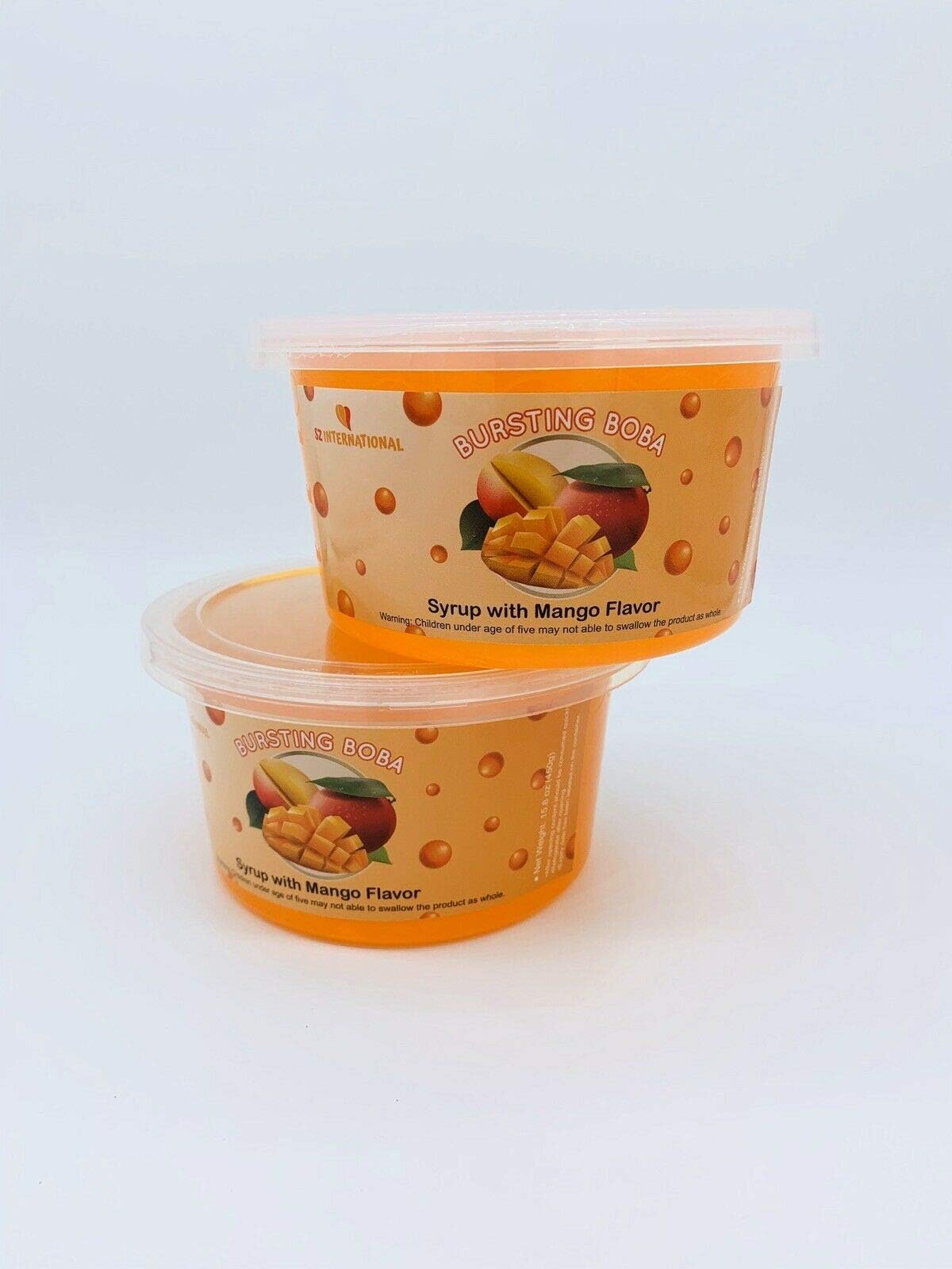 Mango Bursting Boba/Popping Boba Bundle (Pack of 2)