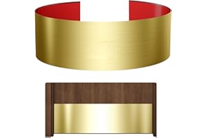 Sanbege Stainless Steel Door Kick Plate, 6" x 28" Door Push Plate, Self Adhesive Kickplate for 30" Doors Interior or Exterior